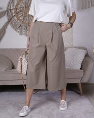 Mokka hnědá kalhotová sukně CONNIE