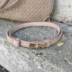 Mokka hnědý pásek z pravé kůže LOPEZ