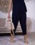 Tmavě modrá trendy souprava ELEGANT CHIC