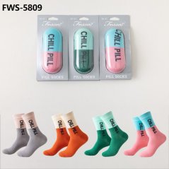 Dárkové ponožky CHILL PILL 36-41 - barva náhodná