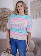 Svetřík s pruhy RAINBOWN TYRKYS