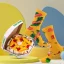 Velká dárková sada 4 páry ponožek PIZZA SET 36-41