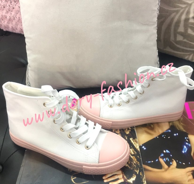Kotníkové tenisky BABY PINK