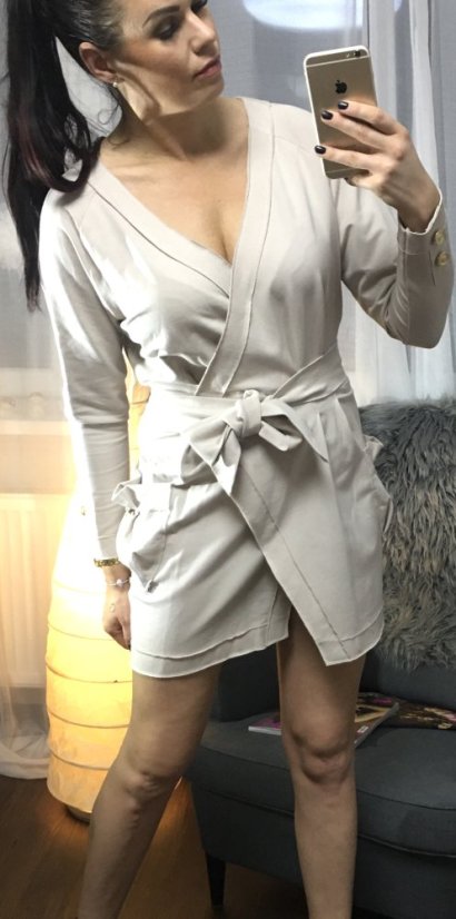 Krémové šaty DOLCE