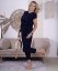 Tmavě modrá trendy souprava ELEGANT CHIC