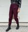 Burgundy červené elastické trendy kalhoty LUX ALORA
