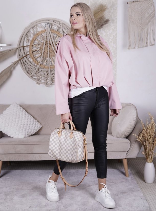 Světle růžová trendy bunda IMPERIA