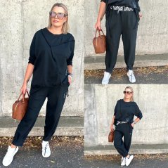 Černá souprava volného střihu LUNARES