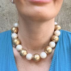 Designové korále GOLDEN PEARL