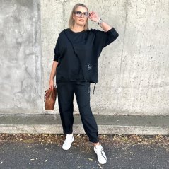 Černá souprava volného střihu LUNARES