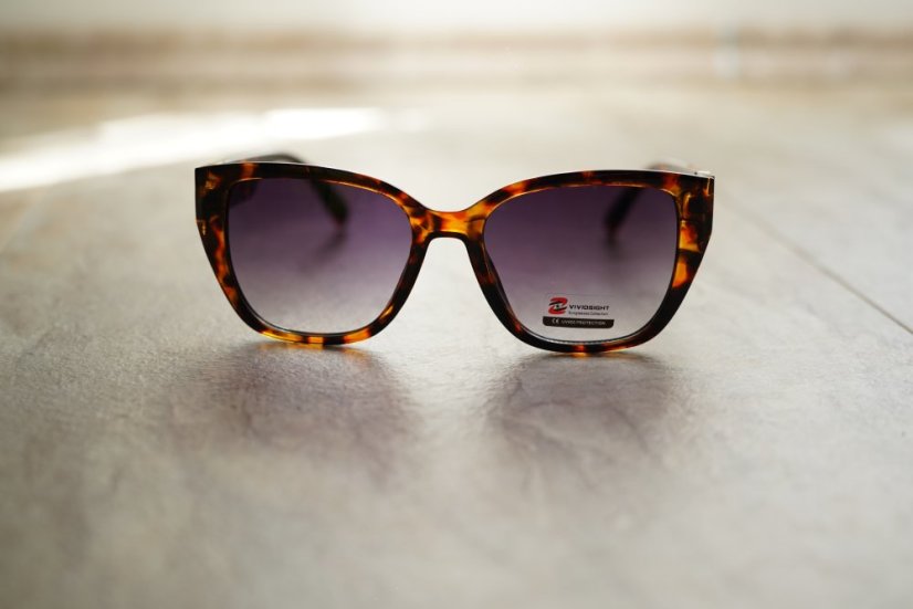 Hnědé sluneční brýle LUX TORTOISE CHIC