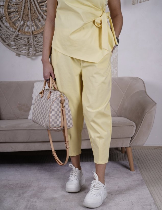 Světle žlutá trendy souprava ELEGANT CHIC