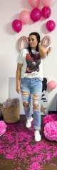 Modré boyfriend džíny REANA