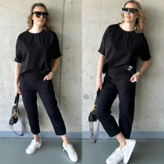 Černá fashion souprava NATURE