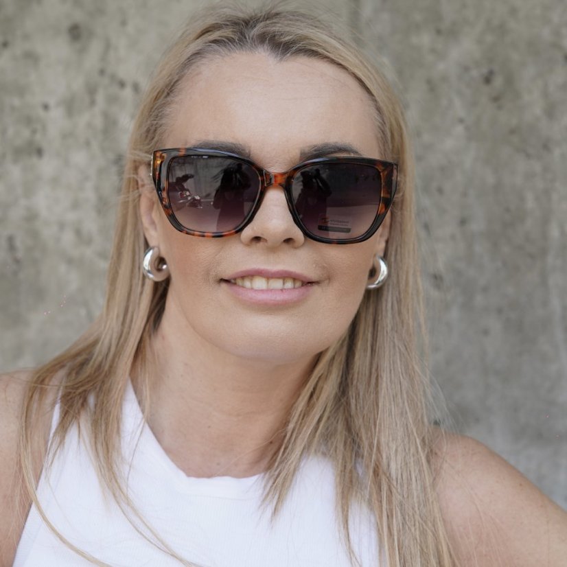 Hnědé sluneční brýle LUX TORTOISE CHIC