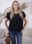 Černá halenka SASSY