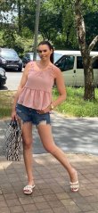 Pudrový top STRAPS