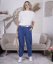 Džínové kalhoty s páskem POCKET DENIM
