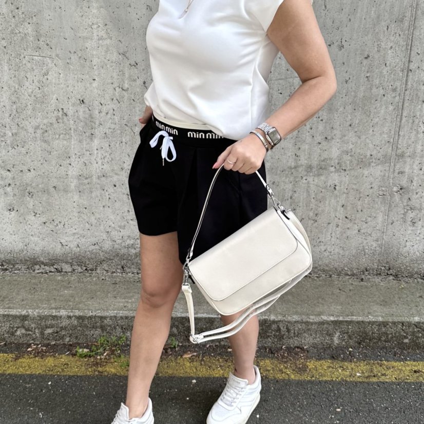 Krémová kabelka / crossbody POETS