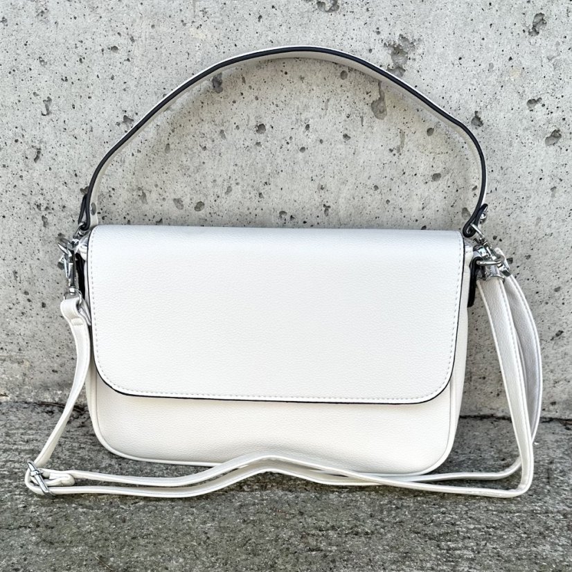 Krémová kabelka / crossbody POETS