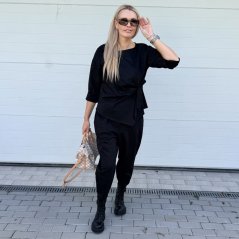 Černá trendy souprava ELEGANT CHIC LONG