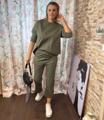 Khaki fashion souprava STAR