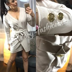 Krémové šaty DOLCE