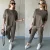 Khaki fashion souprava NATURE