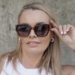 Hnědé sluneční brýle LUX TORTOISE CHIC