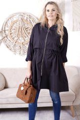 Černá trendy šusťáková bunda MAPPLE