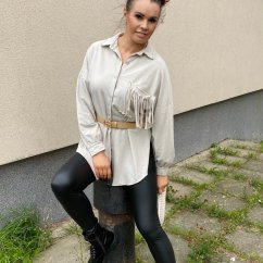 Béžová košile / mikina AMITY