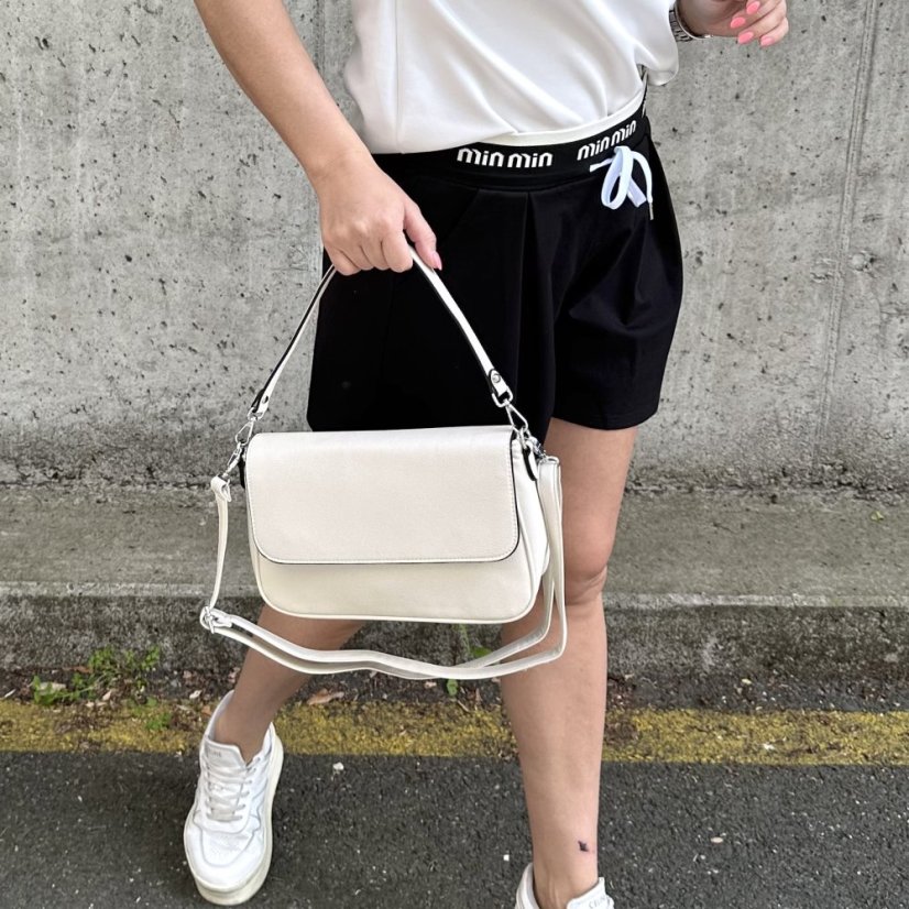 Krémová kabelka / crossbody POETS
