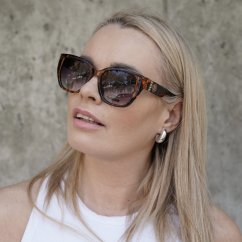 Hnědé sluneční brýle LUX TORTOISE CHIC