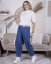 Džínové kalhoty s páskem POCKET DENIM
