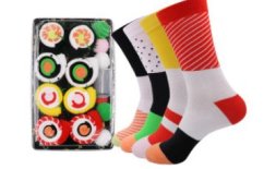 Velká dárková sada 4 páry ponožek SUSHI SET 36-41
