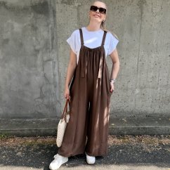 Čokoládově hnědé vzdušné lacláče BALI