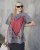 Světle šedé dlouhé oversize tričko HEART DIAMOND