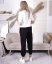 Černé kalhoty z máslového materiálu MISSA