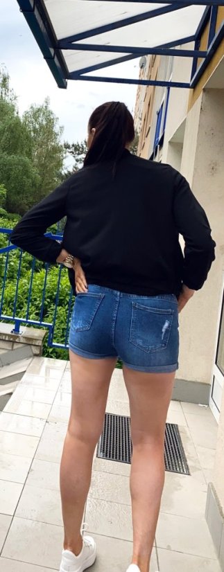 Modré džínové kraťasy MAREY