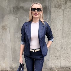Tmavě modré džínové sako MONACO DENIM