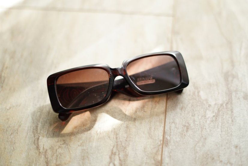 Hnědé sluneční brýle RETRO TORTOISE GOLD