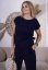 Tmavě modrá trendy souprava ELEGANT CHIC