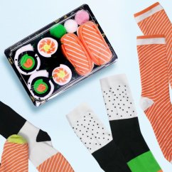 Dárková sada 3 páry ponožek SUSHI 2