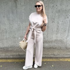 Béžová elegantní trendy souprava SCULPT