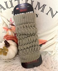 Mokka hnědé vlněné zateplené návleky INTENSO