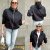 Černá trendy bunda FASHION