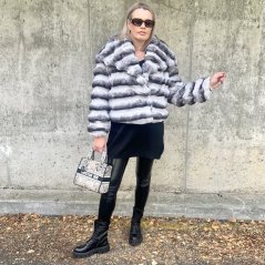 Luxusní kožíšek SILVER GLAM