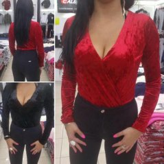 Sametové body ROSE černé