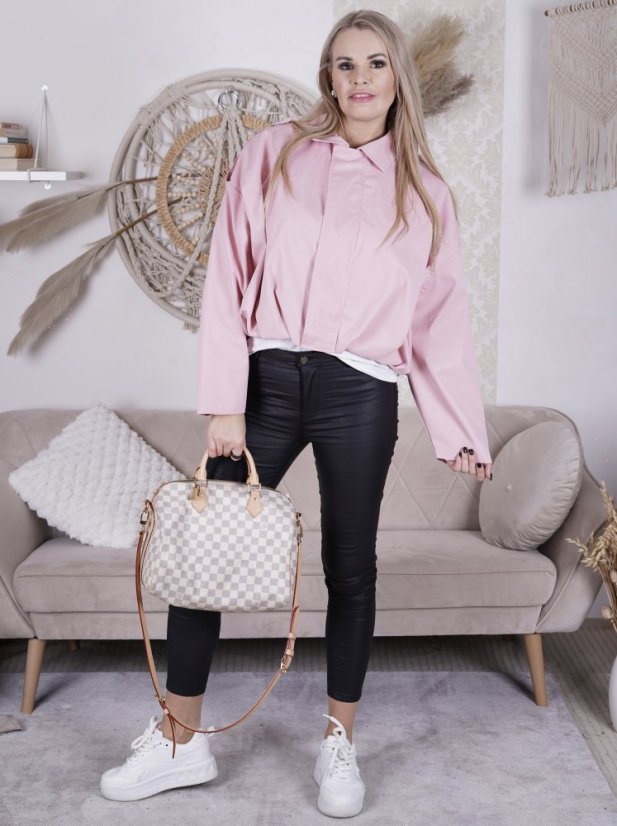 Světle růžová trendy bunda IMPERIA