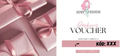 Dárkový voucher v hodnotě libovolné hodnotě